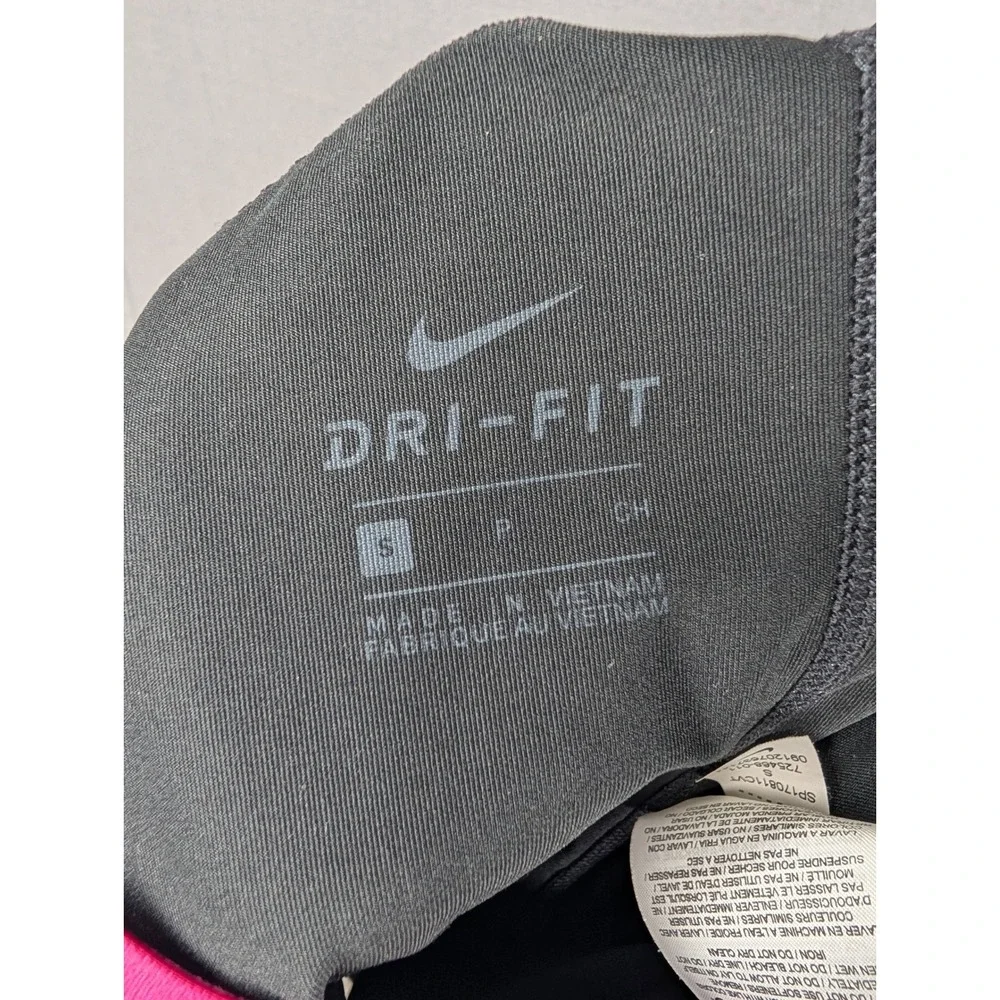 Nike Pro Dri-FIT Girls Capri Leggings‎ Gray Pink 725468-011 Size S